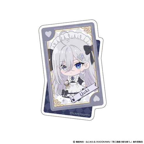 『死亡遊戯で飯を食う。』ダイカットステッカー 幽鬼 GHOST HOUSE ver.