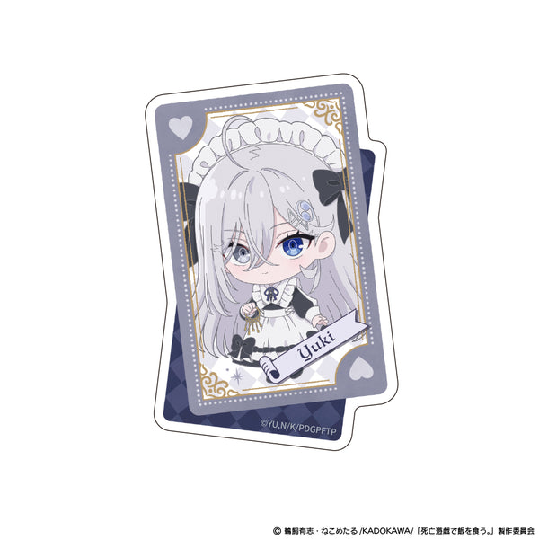 『死亡遊戯で飯を食う。』ダイカットステッカー 幽鬼 GHOST HOUSE ver.