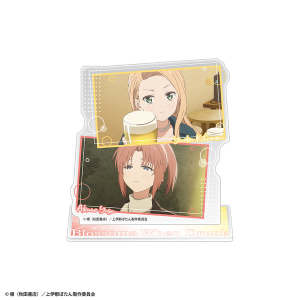 『上伊那ぼたん、酔へる姿は百合の花』アクリルキャラスタンド 北杜やえか&遊佐あかね