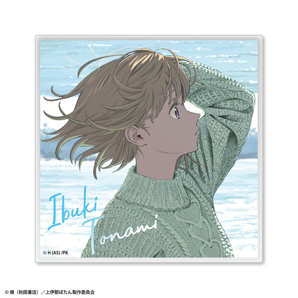 『上伊那ぼたん、酔へる姿は百合の花』アクリルコースター 砺波いぶき