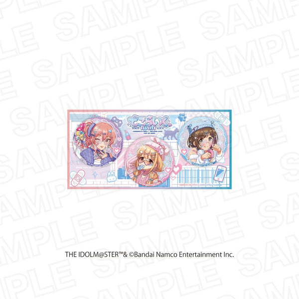 『アイドルマスター シンデレラガールズ×アイドルマスター ミリオンライブ!』描き下ろしグリッター缶バッジセット シンデレラガールズ