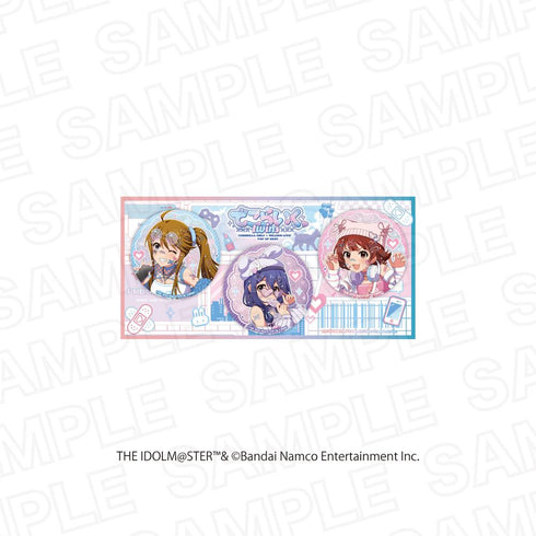 『アイドルマスター シンデレラガールズ×アイドルマスター ミリオンライブ!』描き下ろしグリッター缶バッジセット ミリオンライブ!