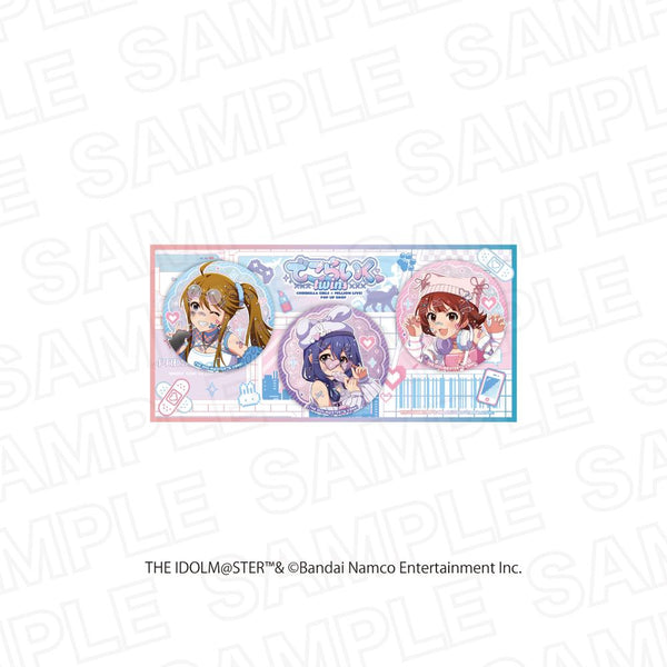 『アイドルマスター シンデレラガールズ×アイドルマスター ミリオンライブ!』描き下ろしグリッター缶バッジセット ミリオンライブ!
