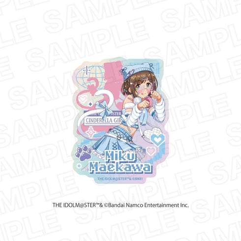 "The Idolmaster Cinderella Girls × The Idolmaster Million Live!" Aurora Sticker: Miku Maekawa
