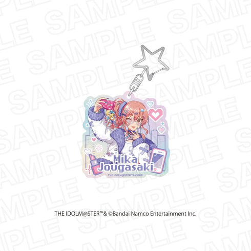 "The Idolmaster Cinderella Girls × The Idolmaster Million Live!" Aurora Acrylic Keychain: Mika Shirogasaki