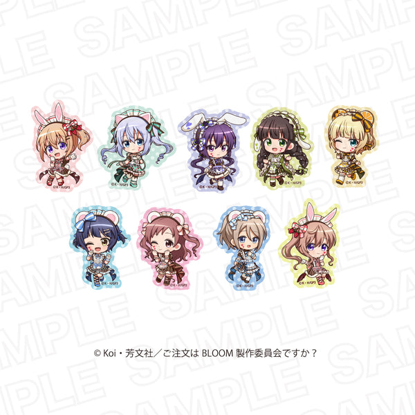 『ご注文はうさぎですか? BLOOM』ランダム ミニキャラステッカー【BOX】