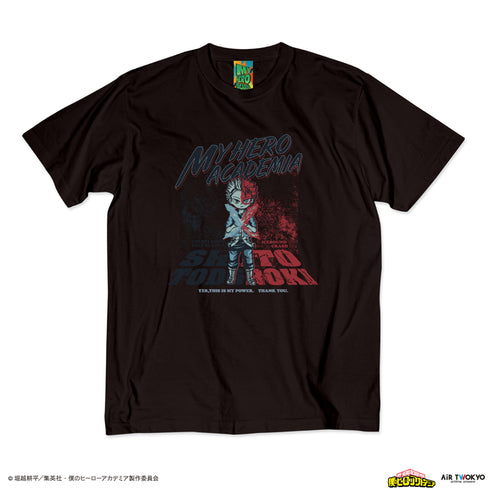 『僕のヒーローアカデミア』アニメ 第1弾 第二次決戦編 シーンイラストTシャツ 1(轟焦凍)