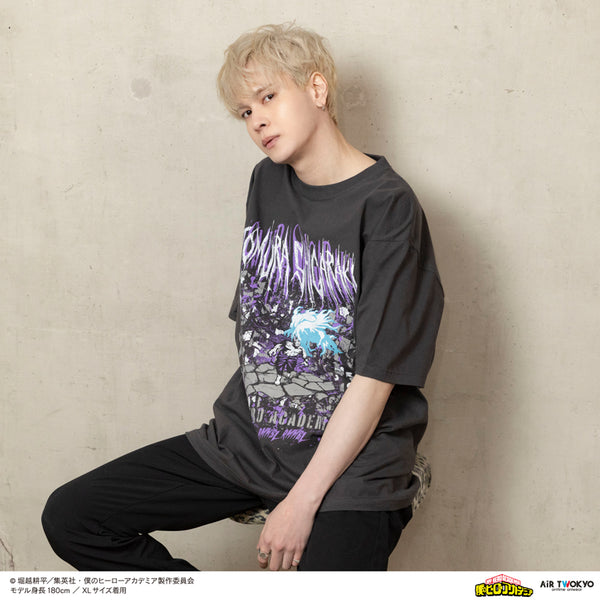 『僕のヒーローアカデミア』アニメ 第1弾 第二次決戦編 シーンイラストTシャツ 6(死柄木弔)