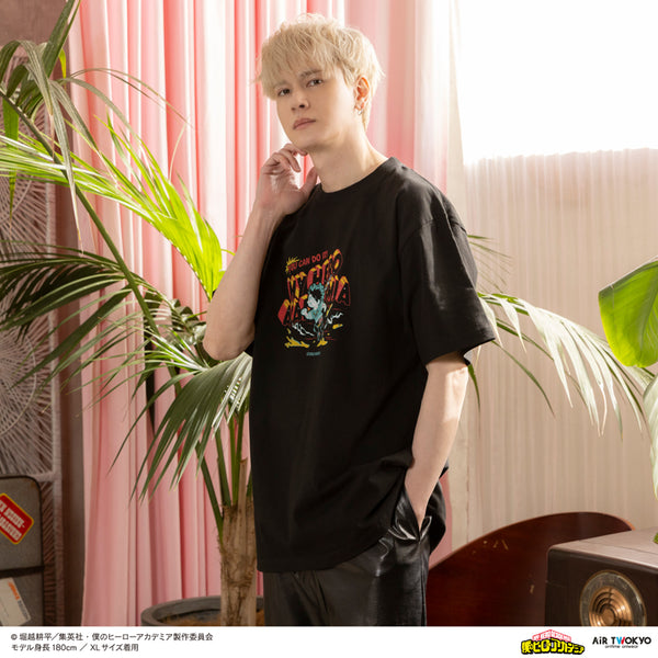 『僕のヒーローアカデミア』アニメ 第1弾 第二次決戦編 シーンイラストTシャツ 7(緑谷出久)