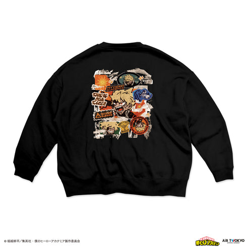 『僕のヒーローアカデミア』アニメ 第1弾 第二次決戦編 シーンイラストスウェット 3(爆豪勝己)