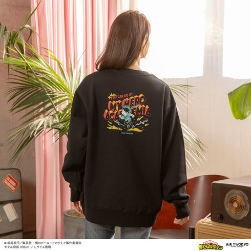 『僕のヒーローアカデミア』アニメ 第1弾 第二次決戦編 シーンイラストスウェット 4(緑谷出久)