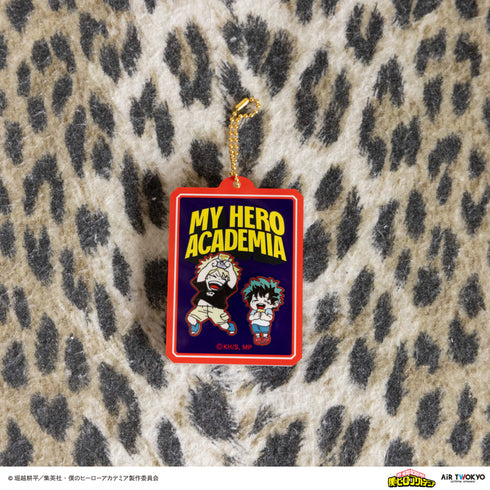 我的英雄学院:动画卷 1,第二次决战,带罐头徽章的钥匙扣。