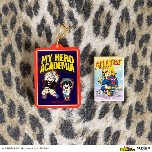 我的英雄学院:动画卷 1,第二次决战,带罐头徽章的钥匙扣。