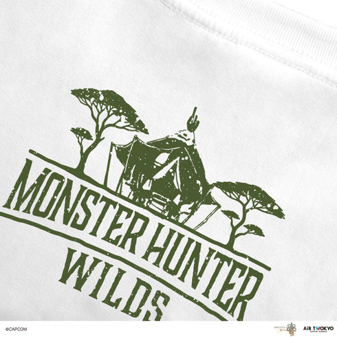 『モンスターハンターワイルズ』シーンイラストTシャツ 2(イャンクック)ホワイト