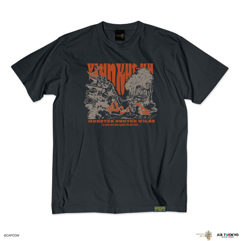 『モンスターハンターワイルズ』シーンイラストTシャツ 2(イャンクック)スミクロ