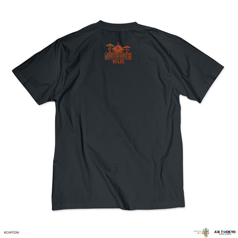 『モンスターハンターワイルズ』シーンイラストTシャツ 2(イャンクック)スミクロ