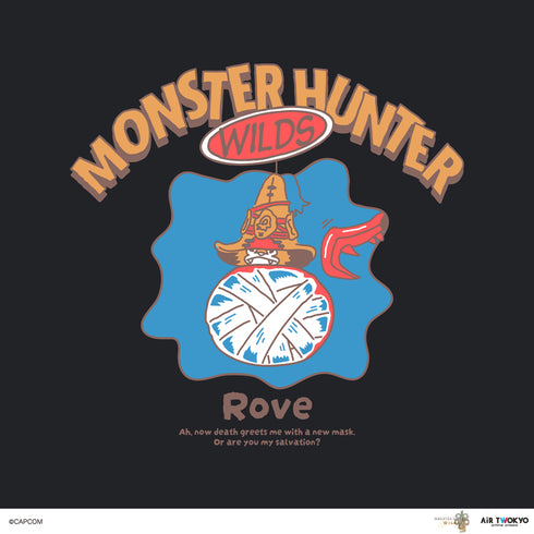 『モンスターハンターワイルズ』シーンイラストTシャツ 4(ルロウ)スミクロ
