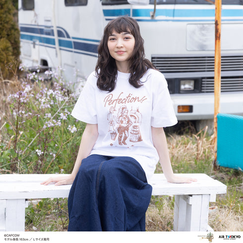 《怪物猎人:野性》场景插画T恤 5(杰玛)白色
