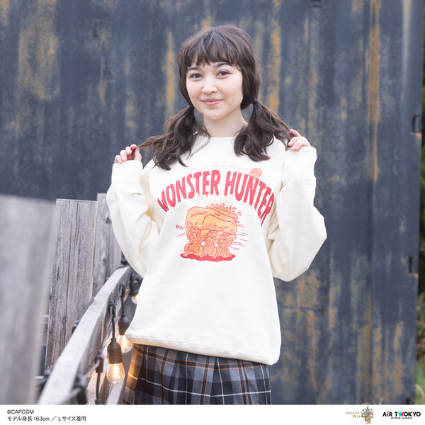 "Monster Hunter: Wilds" Scene Illustration Sweatshirt 1 (RUN!)