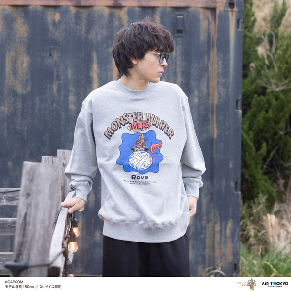 "Monster Hunter: World" Scene Illustration Sweatshirt 2 (Luro)