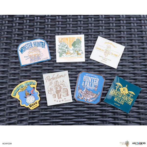 "Monster Hunter: World" Scene Illustration Sticker Set