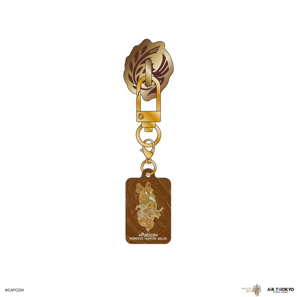 "Monster Hunter Wilds" Keyring Hanger (Ailuro & Healing Beetle)
