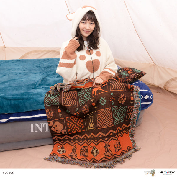 "Monster Hunter Wilds" Woven Blanket