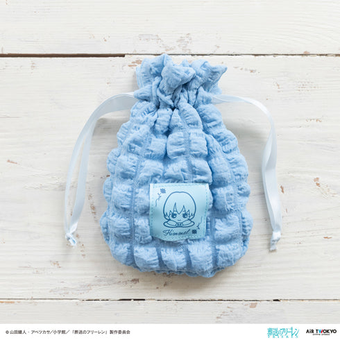 "Freiren: The Funeral" Volume 3: Poko Poko Drawstring Pouch (Himmel)