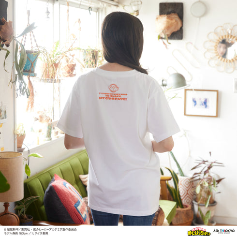 "My Hero Academia" Season 4 Scene Illustration T-Shirt 1 (Izuku Midoriya & All Might)