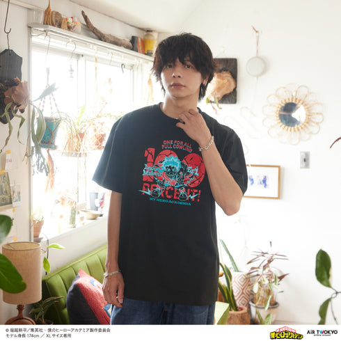 "My Hero Academia" Season 4 Scene Illustration T-Shirt 3 (Izuku Midoriya & Kairi)