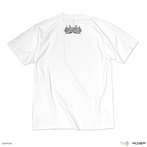 『モンスターハンターワイルズ』第2弾 シーンイラストTシャツ 2(レ・ダウ×セルレギオス)ホワイト
