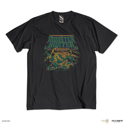 『モンスターハンターワイルズ』第2弾 シーンイラストTシャツ 2(レ・ダウ×セルレギオス)スミ