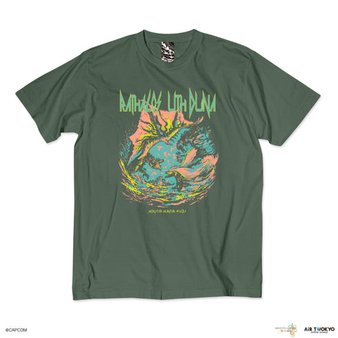 『モンスターハンターワイルズ』第2弾 シーンイラストTシャツ 3(ウズ・トゥナ×リオレウス)シティグリーン