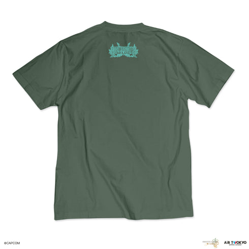 『モンスターハンターワイルズ』第2弾 シーンイラストTシャツ 3(ウズ・トゥナ×リオレウス)シティグリーン
