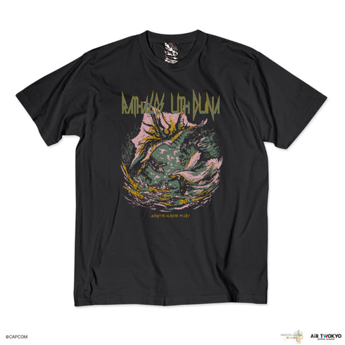 『モンスターハンターワイルズ』第2弾 シーンイラストTシャツ 3(ウズ・トゥナ×リオレウス)スミ