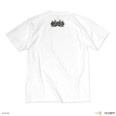 『モンスターハンターワイルズ』第2弾 シーンイラストTシャツ 4(ヌ・エグドラ×アジャラカン)ホワイト
