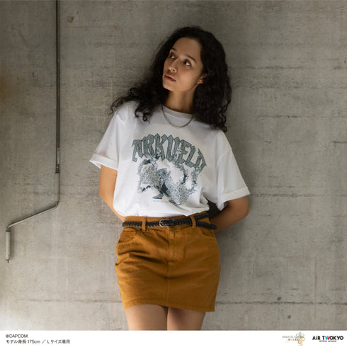 『モンスターハンターワイルズ』第2弾 シーンイラストTシャツ 5(アルシュベルド)ホワイト