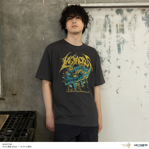『モンスターハンターワイルズ』第2弾 シーンイラストTシャツ 6(ラギアクルス)スミ