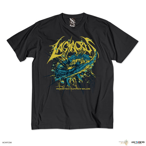 『モンスターハンターワイルズ』第2弾 シーンイラストTシャツ 6(ラギアクルス)スミ