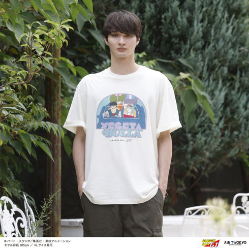『ドラゴンボール』DRAGON BALL GT シーンイラストTシャツ 2(ベジータ・ブラ)フェードホワイト