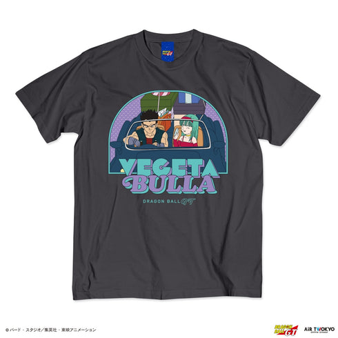 『ドラゴンボール』DRAGON BALL GT シーンイラストTシャツ 2(ベジータ・ブラ)フェードグレー