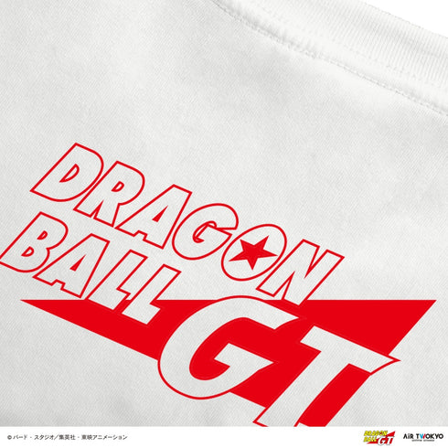 『ドラゴンボール』DRAGON BALL GT シーンイラストTシャツ 3(孫悟空・トランクス・パン)フェードホワイト