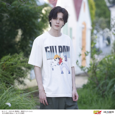 『ドラゴンボール』DRAGON BALL GT シーンイラストTシャツ 5(パン・ギル)フェードホワイト