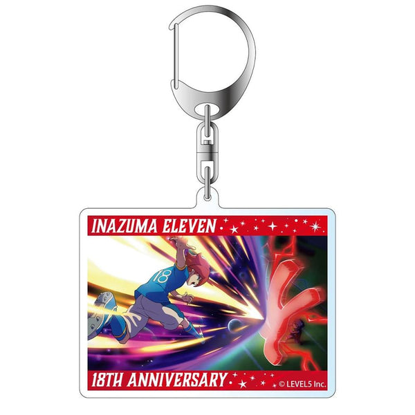 "Inazuma Eleven" 18th Anniversary Commemorative Illustration Acrylic Keychain