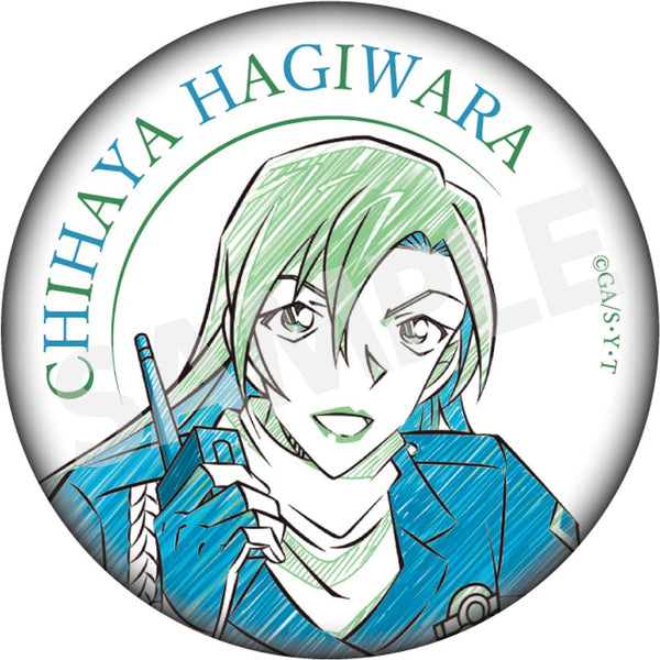 『名探偵コナン』ペンシルアート 缶バッジコレクション Vol.8 萩原千速