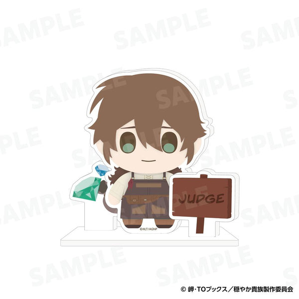 The Gentle Aristocrat's Guide to a Vacation. Acrylic Stand Judge