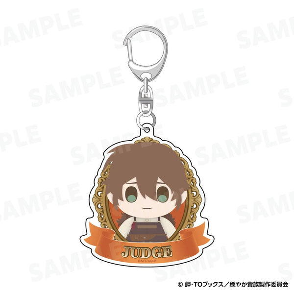 The Gentle Aristocrat's Guide to a Vacation Acrylic Key Ring Judge