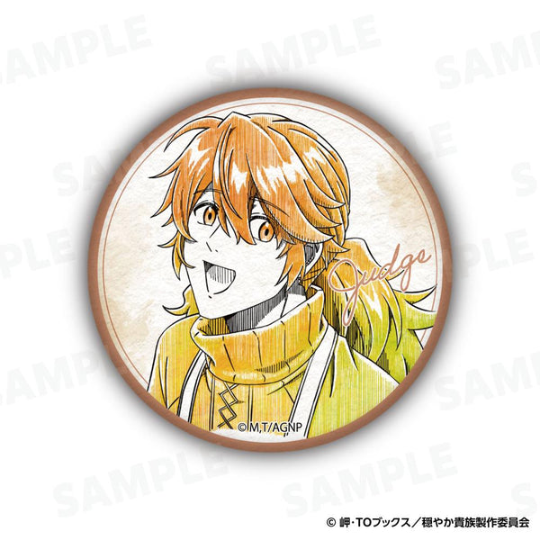 The Gentle Aristocrat's Vacation Recommendation. Can badge Judge Pencil Art Ver.