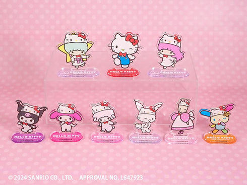 『ハローキティ』【食玩】HELLO KITTY 50TH ANNIVERSARY アクリルスタンド【BOX】【202411再販】