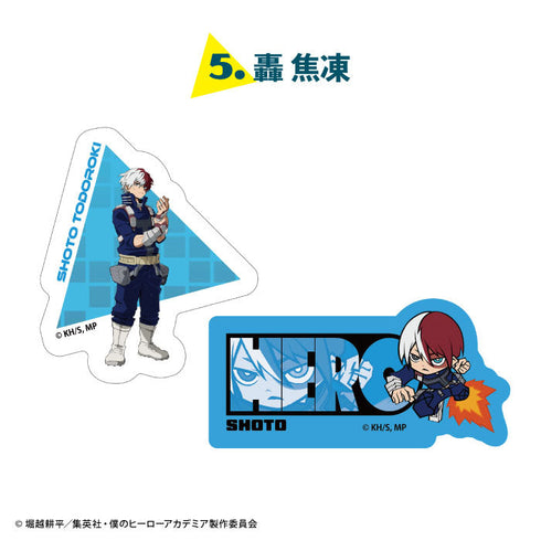 『僕のヒーローアカデミア』【食玩】Wダイカットクリアステッカー【BOX】